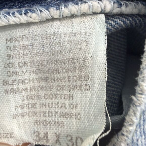 Vintage LEE Jeans Men's 34/30 Blue Made In USA Denim - Picture 3 of 14